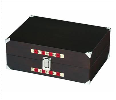 809-0069 SOSL WOODEN LTR DISPLAY BOX