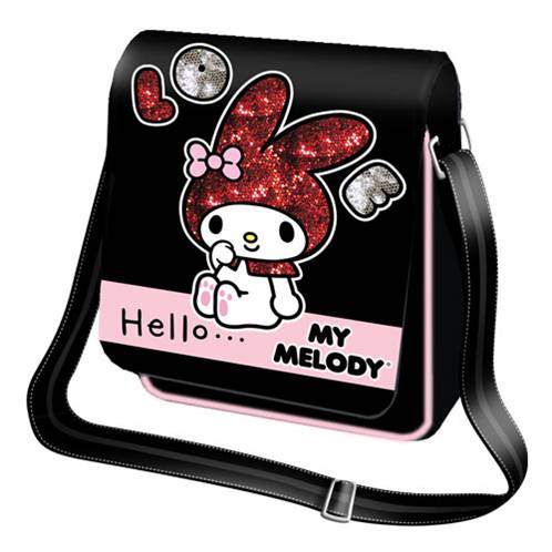 811-0383 BAG MESSENGER MY MELODY (HELLO KITTY)