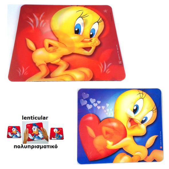 701-0009 LENTICULAR MOUSE PAD TWEETY