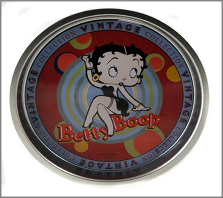 917-0032 METAL TRAY BETTY BOOP (VINTAGE)