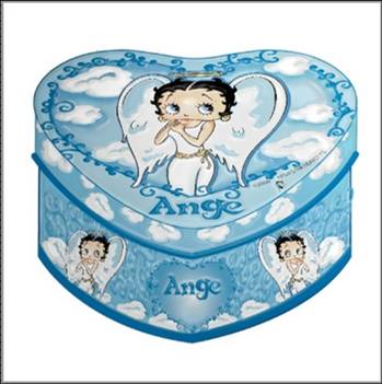917-0137 METAL BOX HEART BETTY BOOP