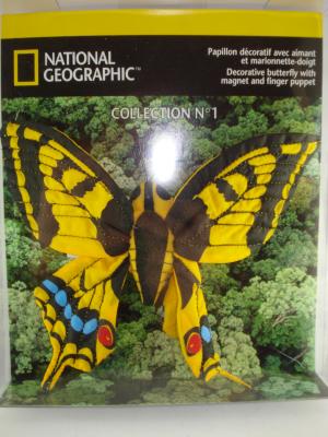 806-0069 PLUSH TOY BUTTERFLY PAPILIO MACHAON NATIONAL GEOGRAPHIC