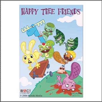 948-0014 METAL MAGNET HAPPY TREE FRIENDS