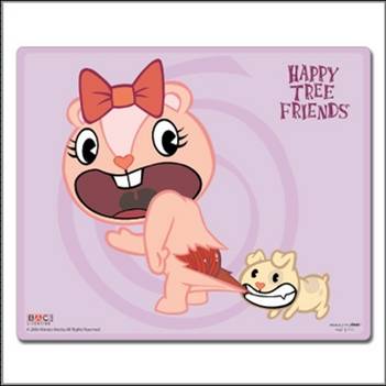 948-0019 MOUSE PAD HAPPY TREE FRIENDS Tropico Diffusion