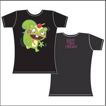 948-0045 T-SHIRT 100% COTTON ONE SIZE HAPPY TREE FRIENDS
