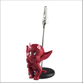 552-0003 MEMO CLIP HOT STUFF LITTLE DEVIL Demons et Merveilles