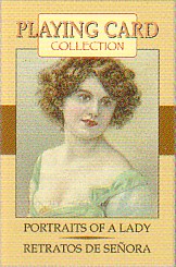 804-0010 COLLECTIBLE PLAYING CARD PORTRAITS OF A LADY