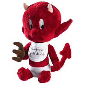 558-0004 PLUSH HOT STUFF 18 CM “ALWAYS WITH YOU”