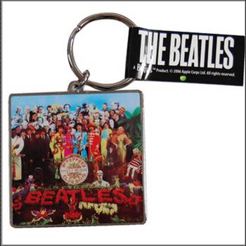 965-0030 METAL KEYCHAIN THE BEATLES Sgt. Pepper
