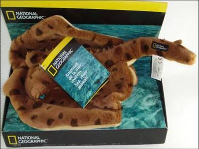 806-0010 PLUSH TOY SKATE NATIONAL GEOGRAPHIC