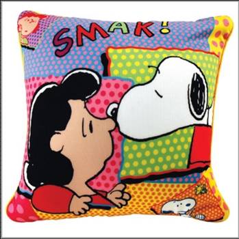 936-0015 THROW PILLOW CUSHION SNOOPY THE PEANUTS