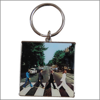 965-0040 KEYCHAIN METAL THE BEATLES Abbey Road