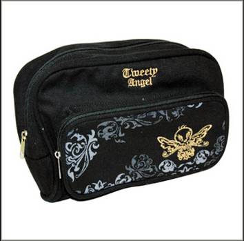 912-0370 VOYAGE BAG TWEETY WITH EMBROIDERY