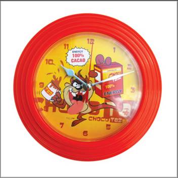 914-0084 WALL CLOCK TAZ THE TASMANIAN DEVIL (LOONEY TUNES)