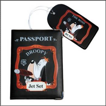 925-0074 PASSPORT COVER SET DROOPY - TEX AVERY