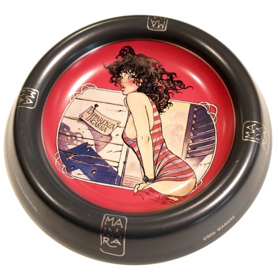 502-0009 MILO MANARA ASHTRAY Demons et Merveilles