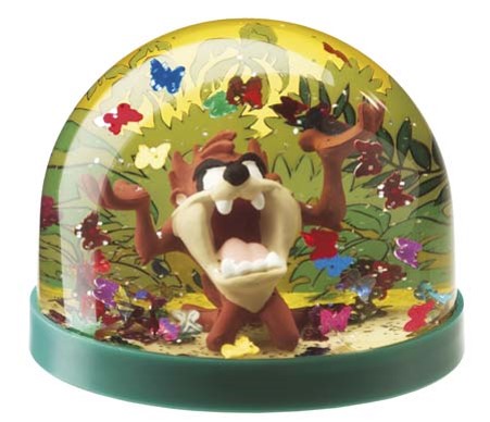 508-0005 SNOW GLOBE TAZ THE TASMANIAN DEVIL Demons et Merveilles