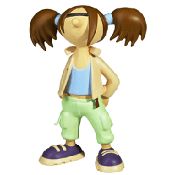 522-0095 ������ RESIN LILI VARICELLE VERT Demons et Merveilles