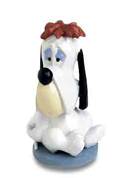 523-0017 PEWTER STATUE DROOPY